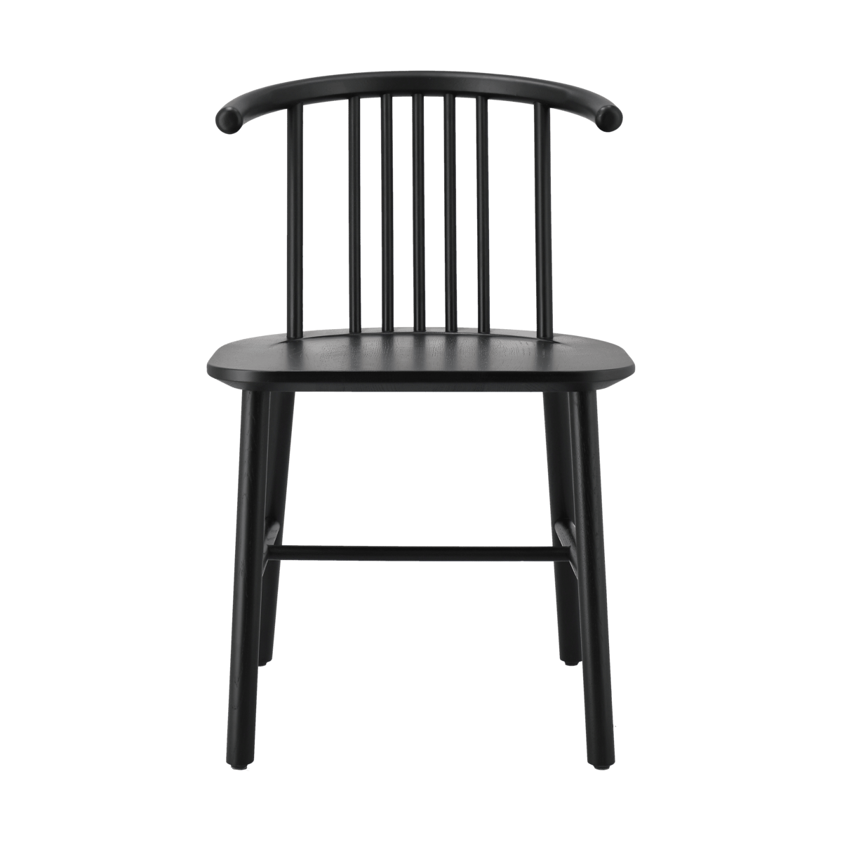 NJRD VIOR dining chair Black lacquered oak