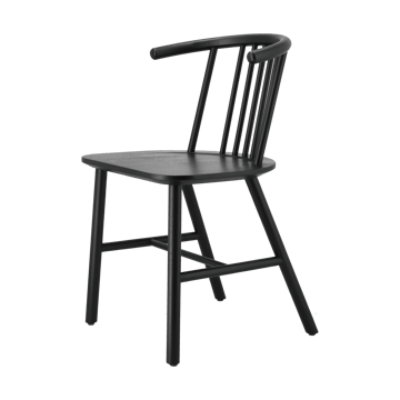 VIOR dining chair - Black lacquered oak - NJRD