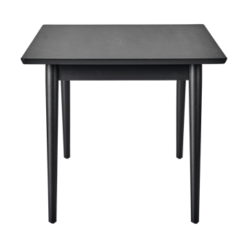 VIOR dining table 90x120 cm - Black lacquered oak - NJRD