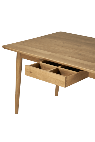 VIOR dining table 90x120 cm - Lacquered oak - NJRD