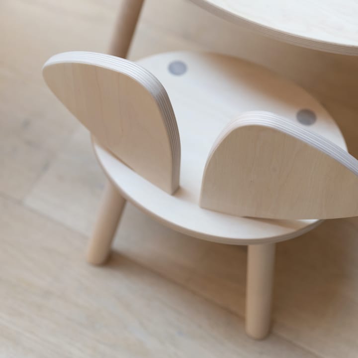 Mouse Chair children's chair - White pigmented - Nofred