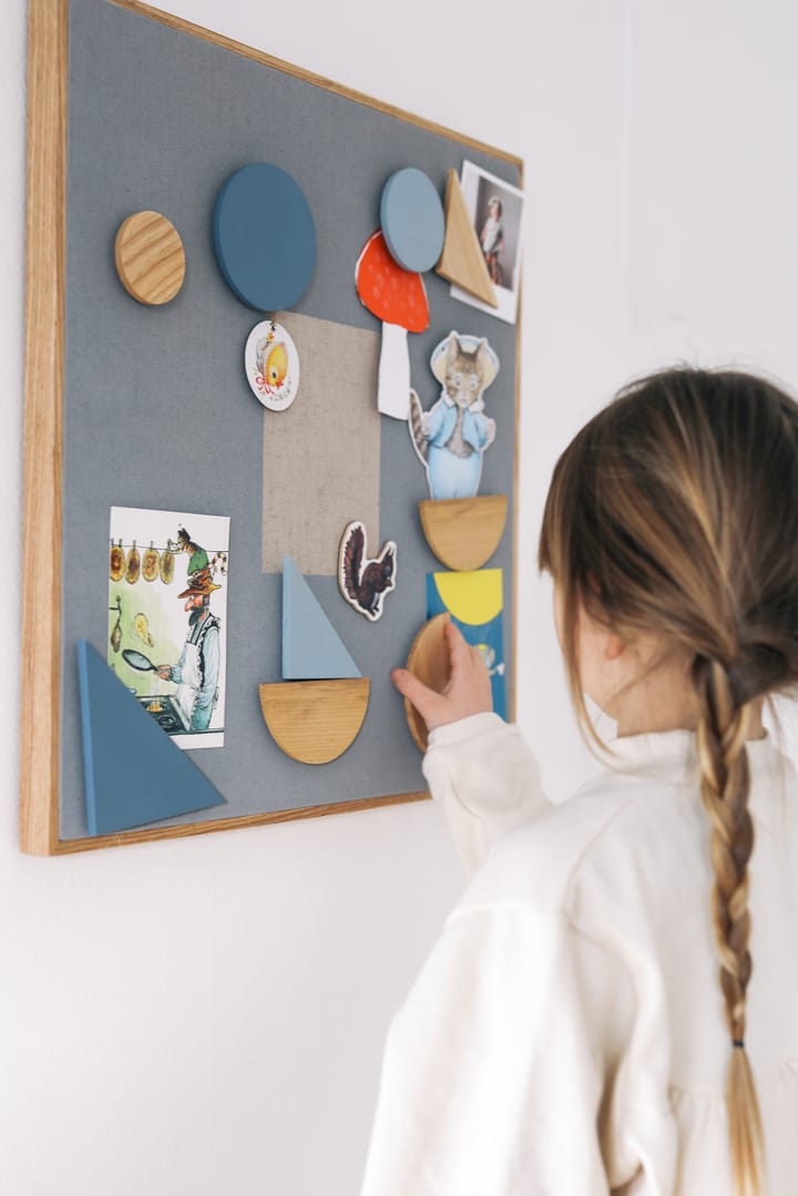 Noticeboard bulletin board + 3 magnets - Blue - Nofred