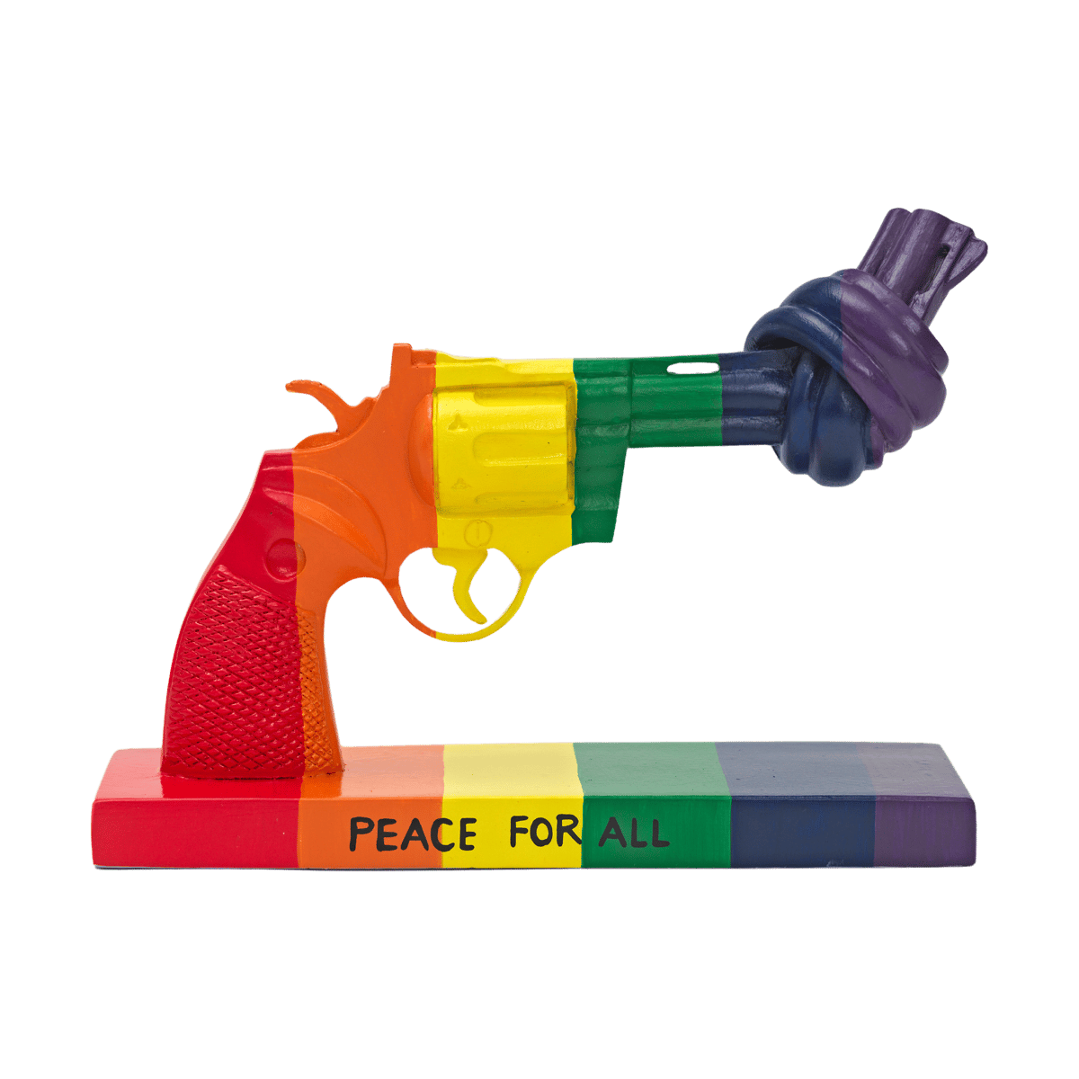 Non Violence Peace for All decoration 19 cm Multi