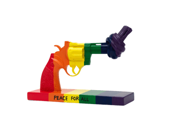 Peace for All decoration 19 cm - Multi - Non Violence