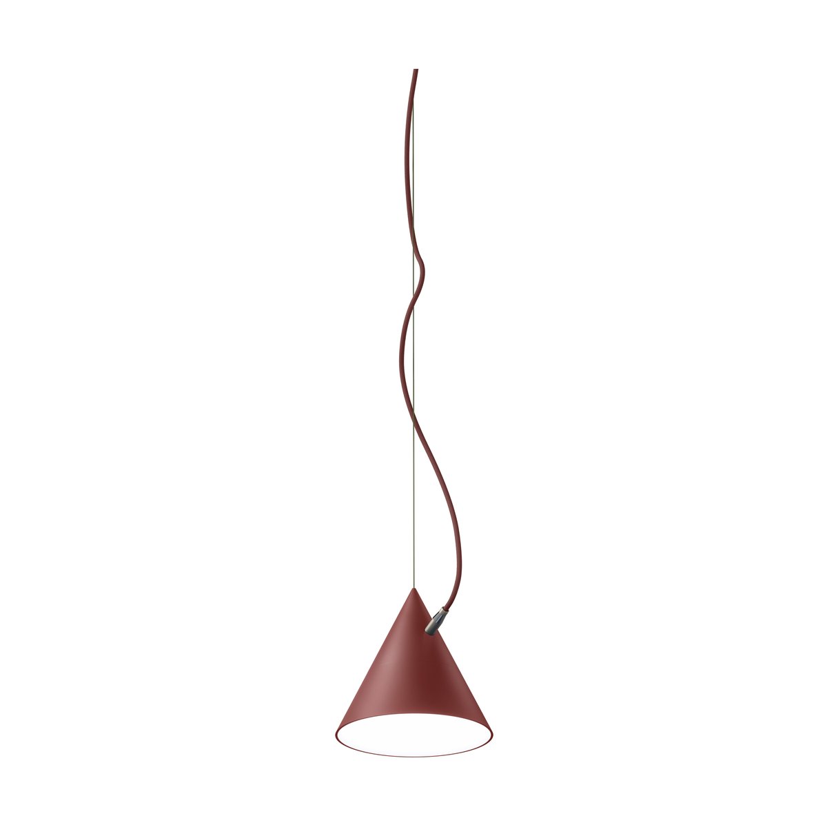 Noon Castor pendant 20 cm Bordeaux red-dark red-brass