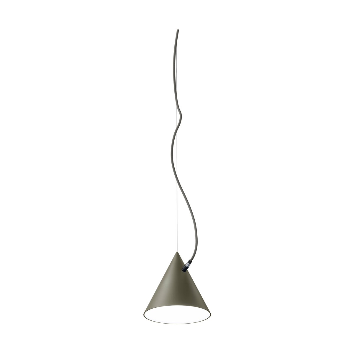 Noon Castor pendant 20 cm Olive gray-dark gray-black