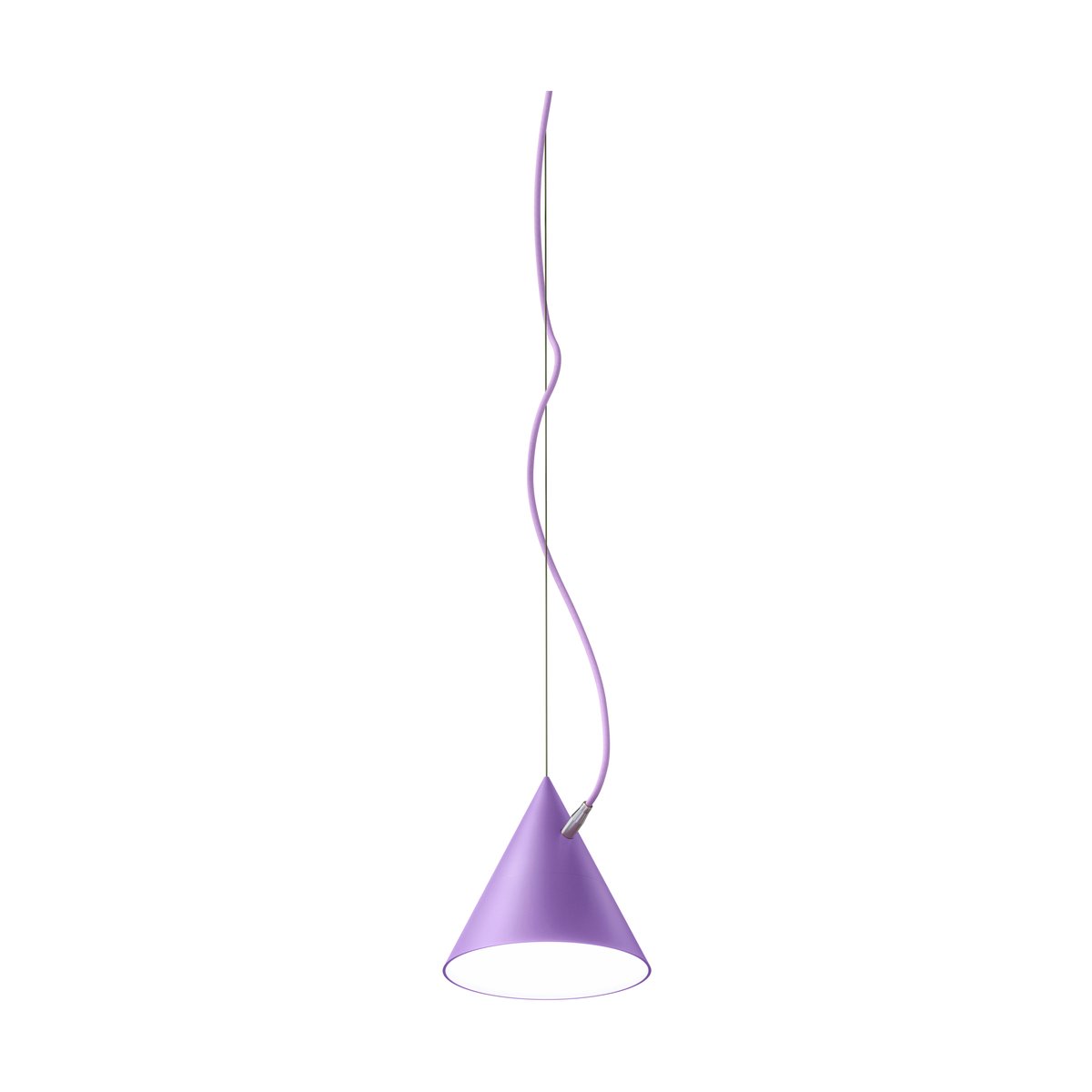 Noon Castor pendant 20 cm Purple-purple-silver