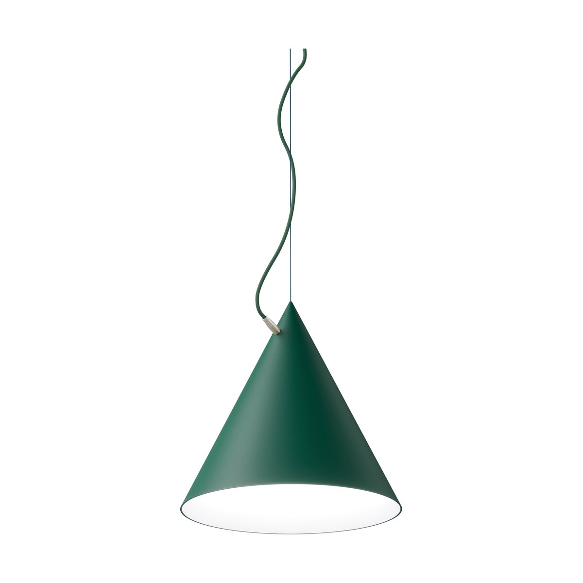 Noon Castor pendant 40 cm British racing green-dark green-brass