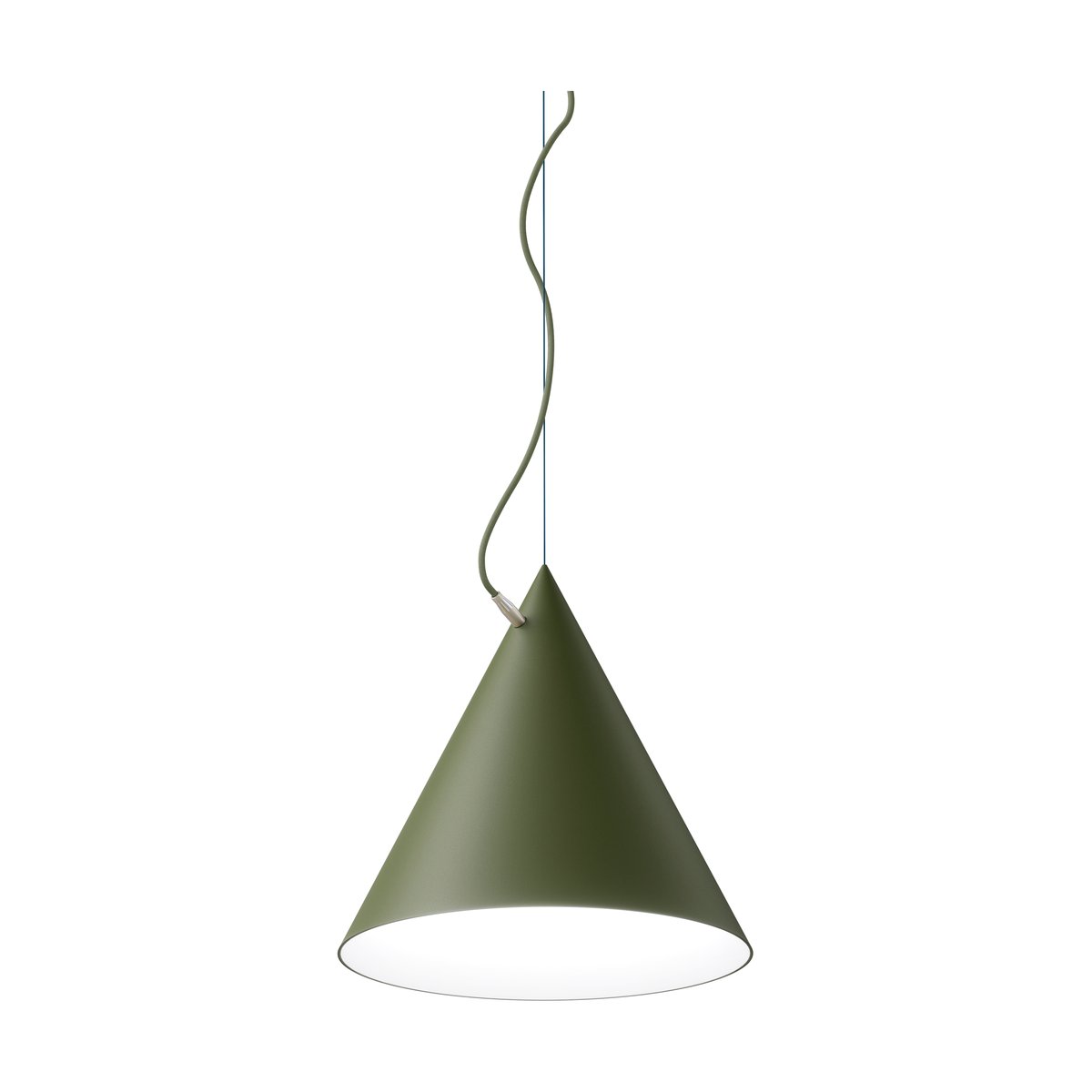 Noon Castor pendant 40 cm Military green-green-brass