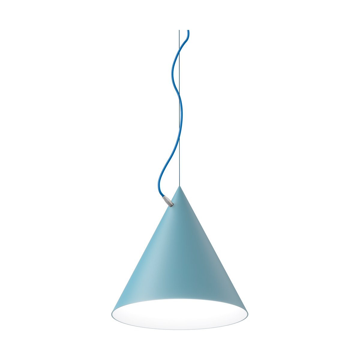 Noon Castor pendant 40 cm Pastel blue-light blue-silver