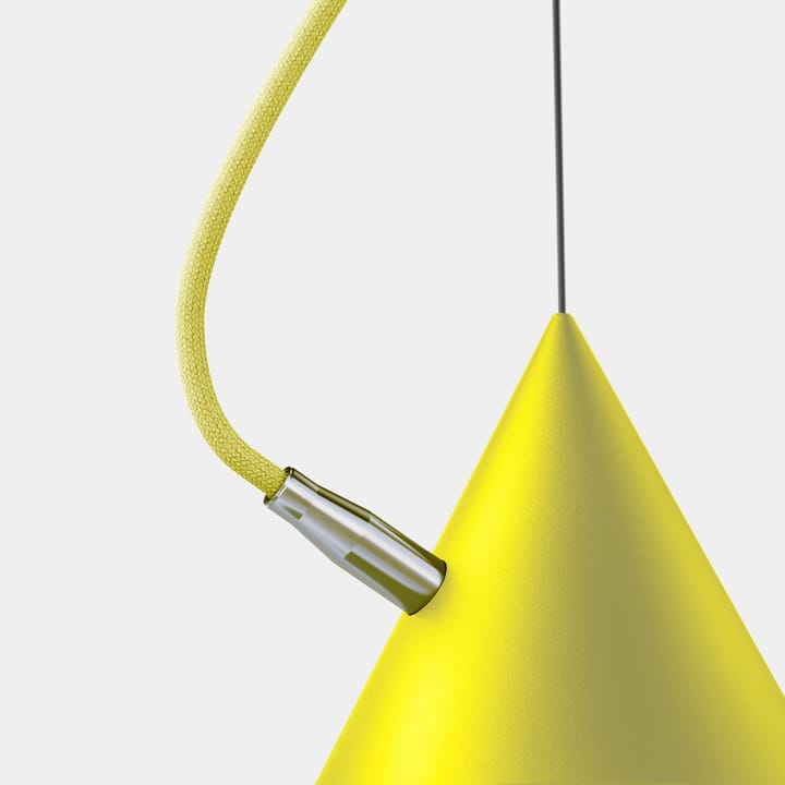 Castor pendant 40 cm, Yellow-light yellow-silver Noon