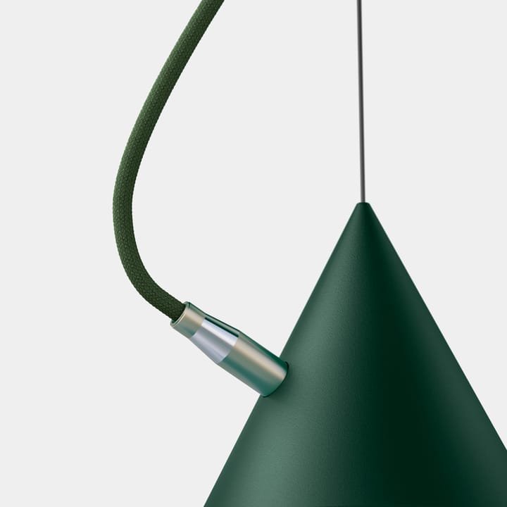 Castor pendant 60 cm, British racing green-dark green-brass Noon