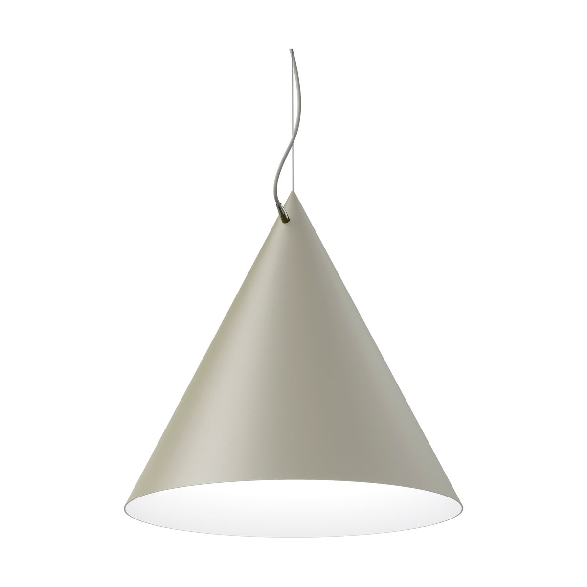 Noon Castor pendant 60 cm Gray-light gray-silver