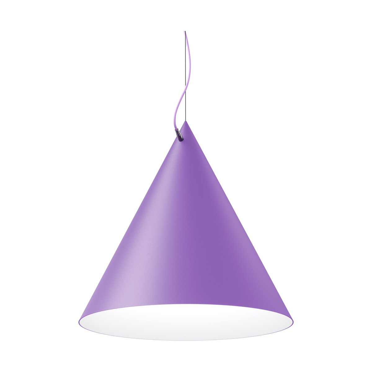 Noon Castor pendant 60 cm Purple-purple-silver