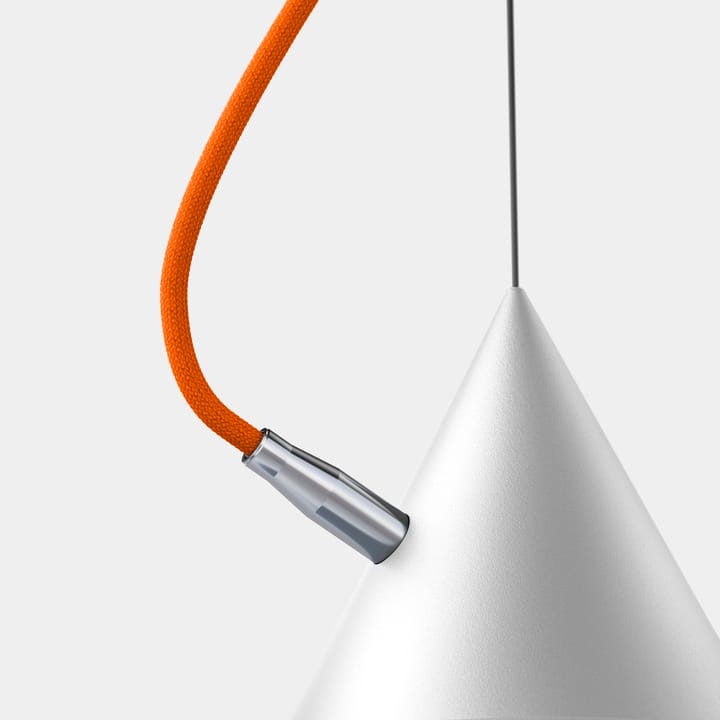 Castor pendant 60 cm, White-orange-silver Noon