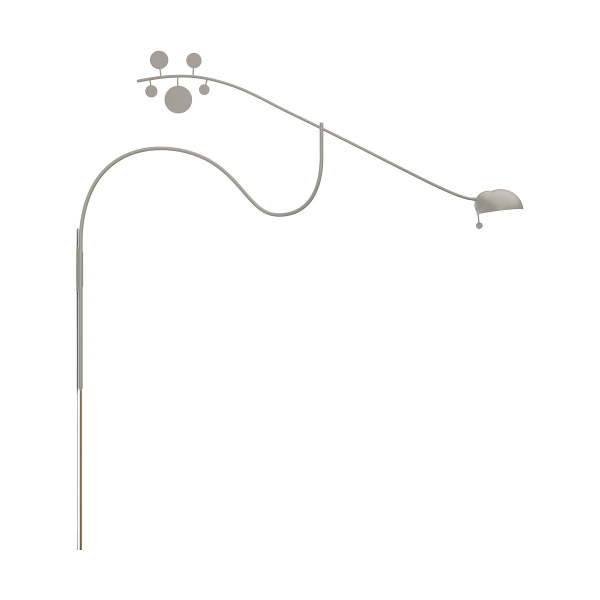 Noon Juno wall lamp Gray-light gray