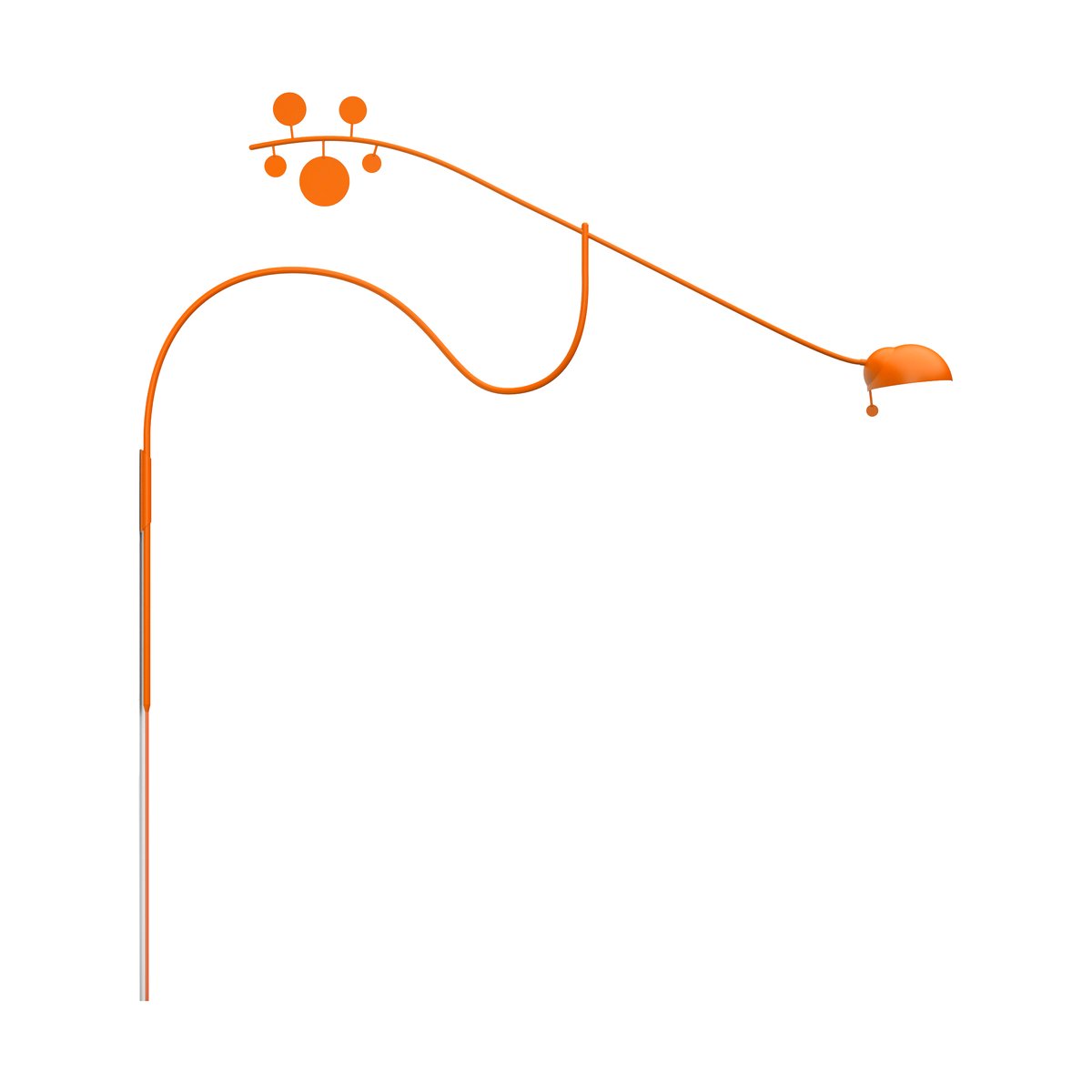 Noon Juno wall lamp Orange-orange