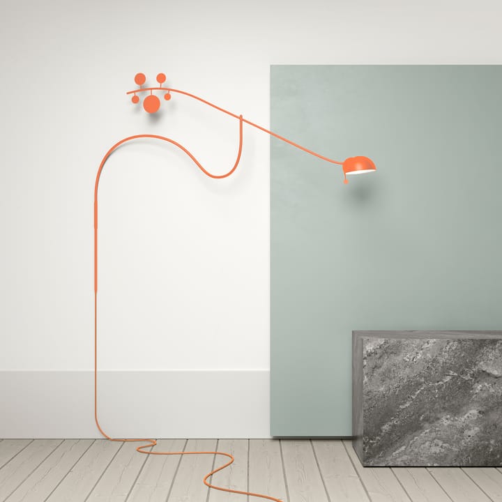 Juno wall lamp, Orange-orange Noon