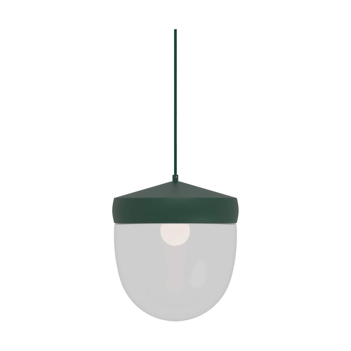 Noon Pan pendant clear 30 cm British racing green - dark green