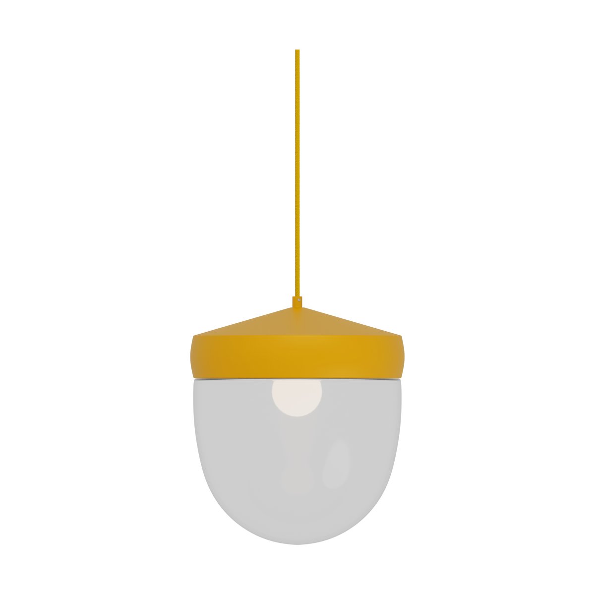 Noon Pan pendant clear 30 cm Gold yellow-sulfur yellow