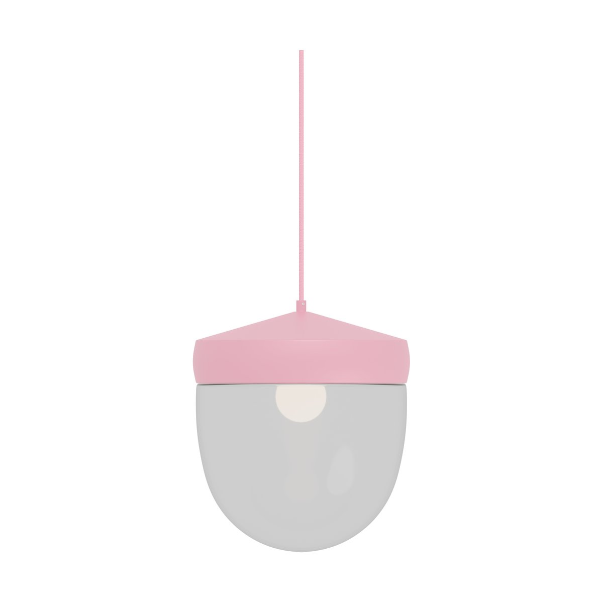 Noon Pan pendant clear 30 cm Pink-pink