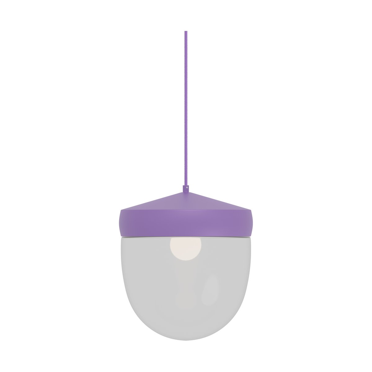 Noon Pan pendant clear 30 cm Purple-purple