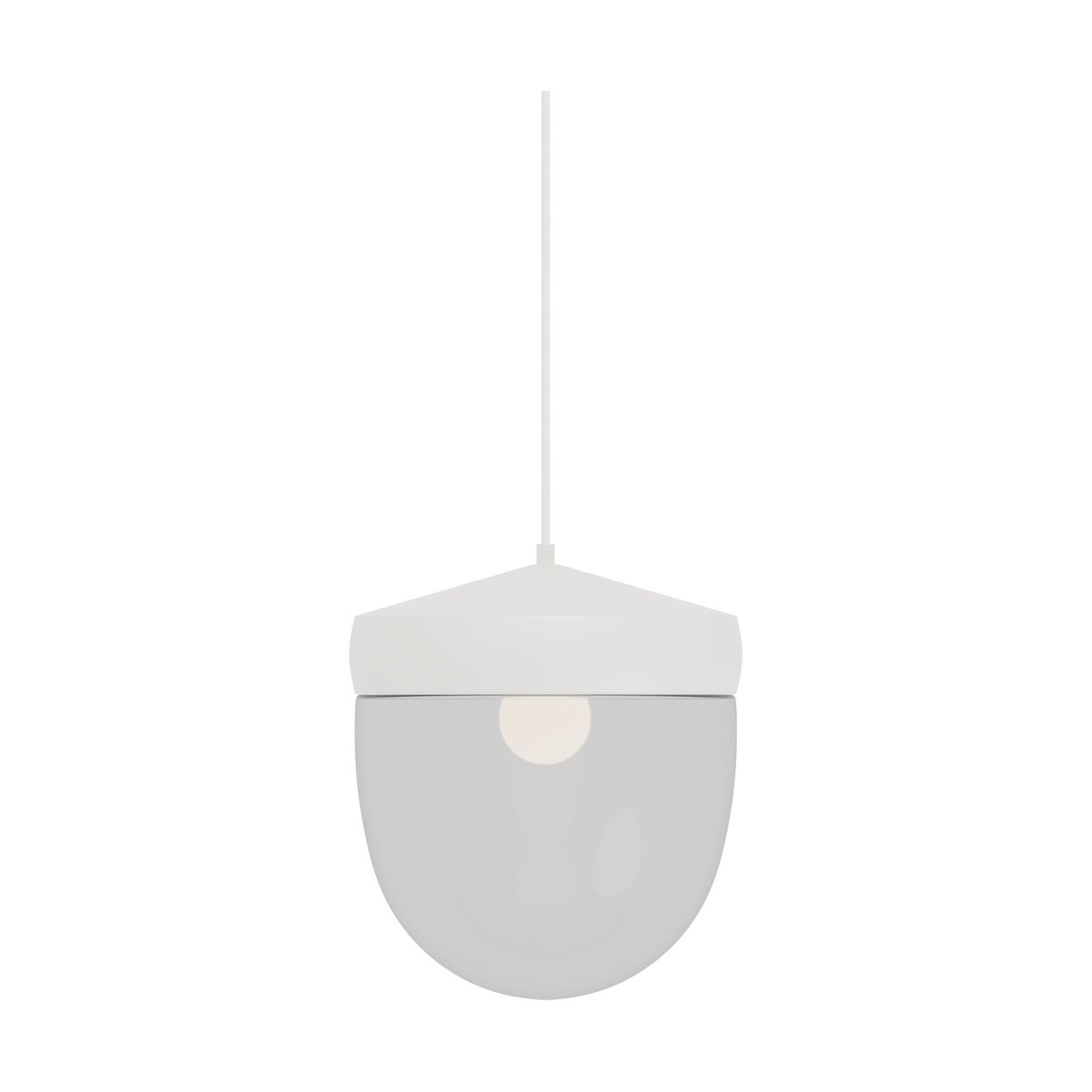 Noon Pan pendant clear 30 cm White-white