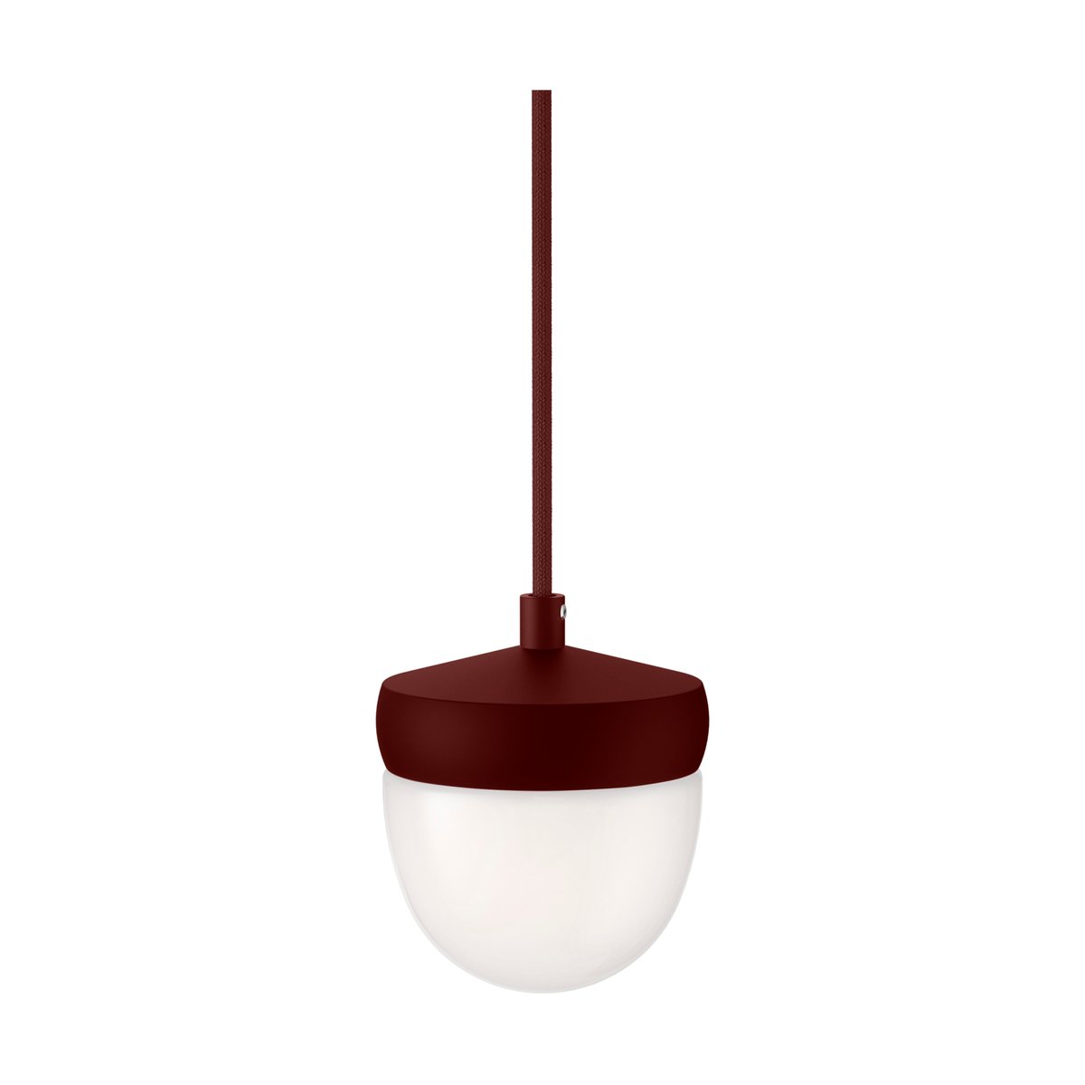 Noon Pan pendant frosted 10 cm Bordeaux red-dark red