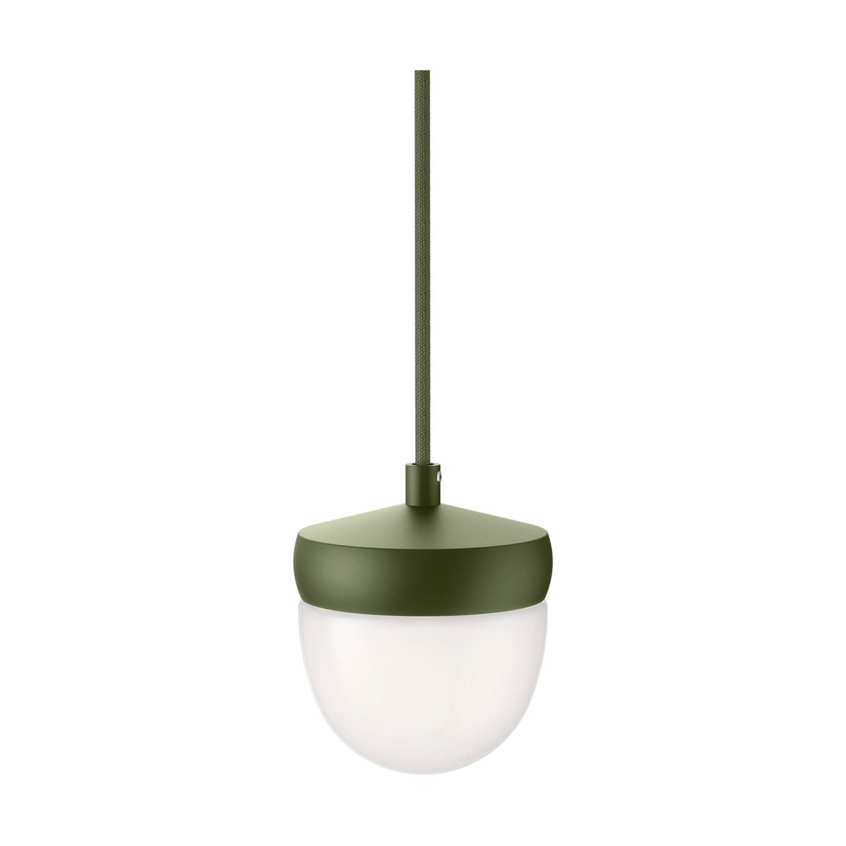 Noon Pan pendant frosted 10 cm Military green-green