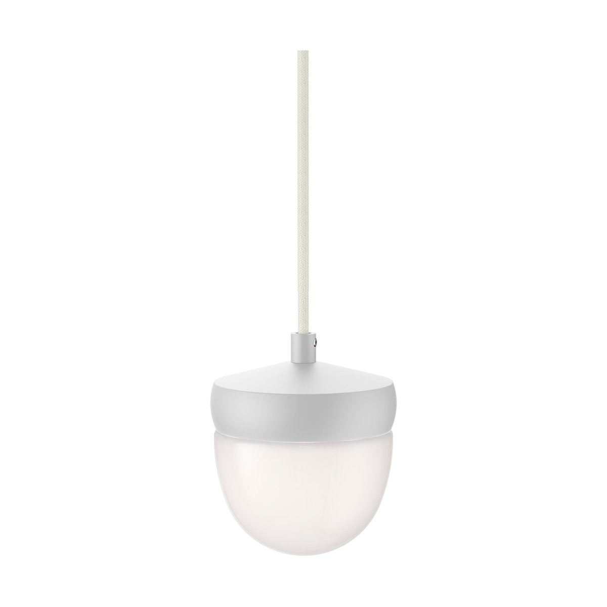 Noon Pan pendant frosted 10 cm White-white