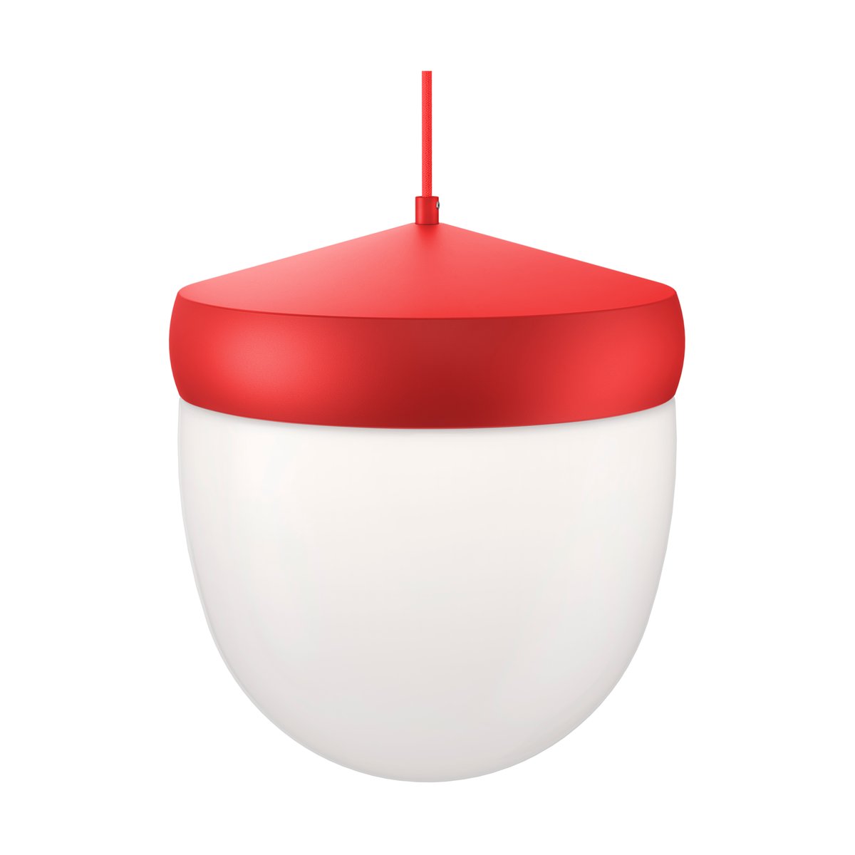 Noon Pan pendant frosted 30 cm Red-red