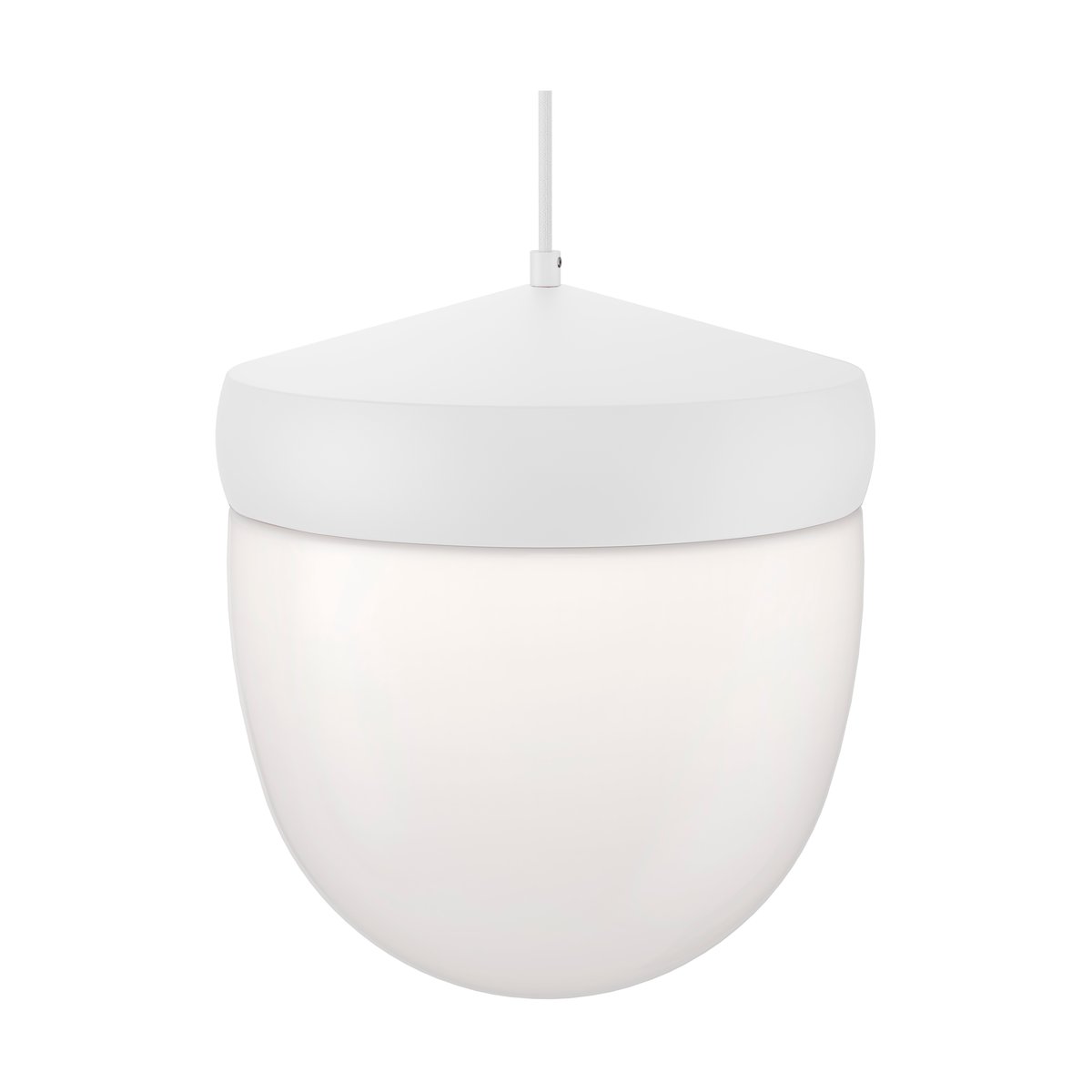 Noon Pan pendant frosted 30 cm White-white