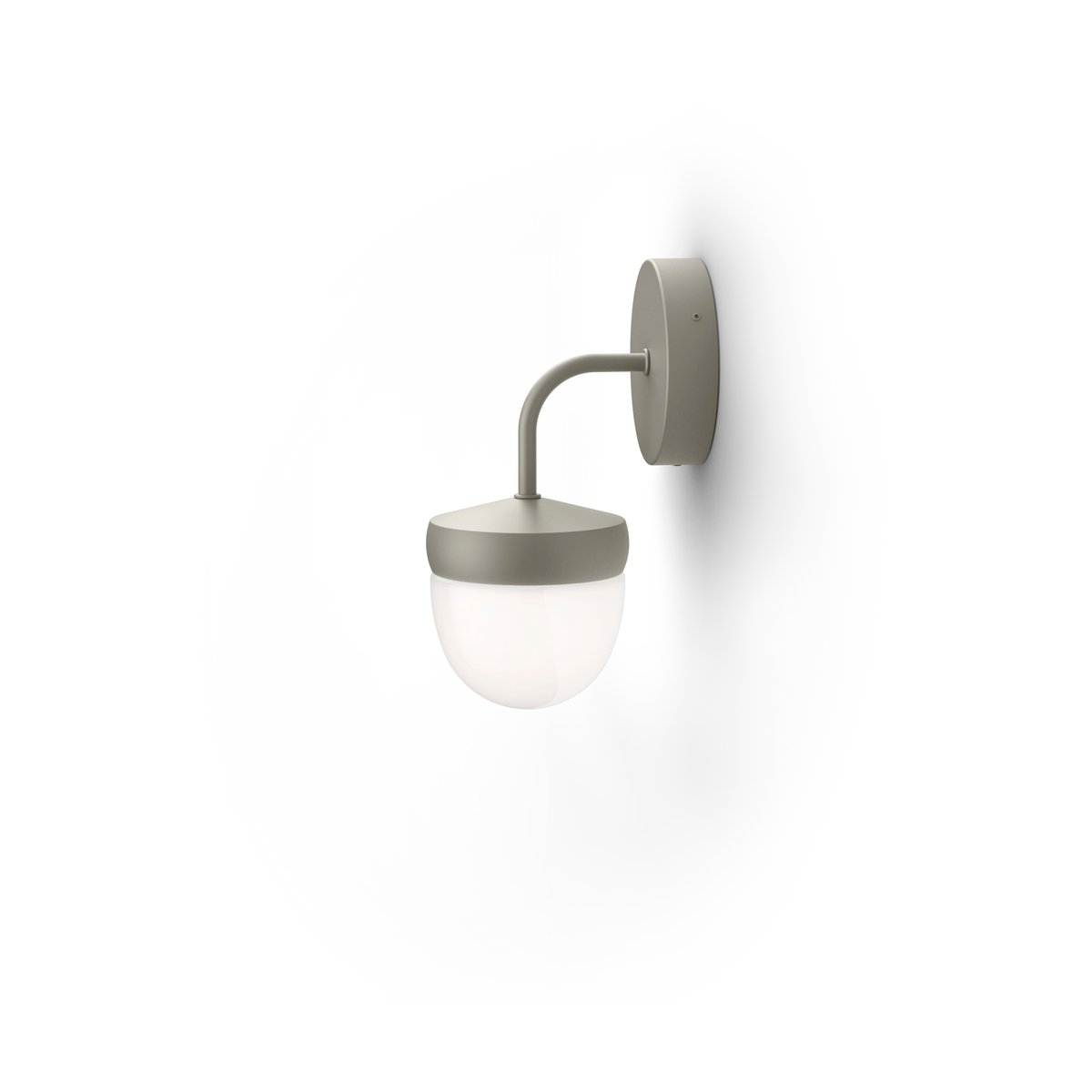 Noon Pan wall lamp frosted 10 cm Grey