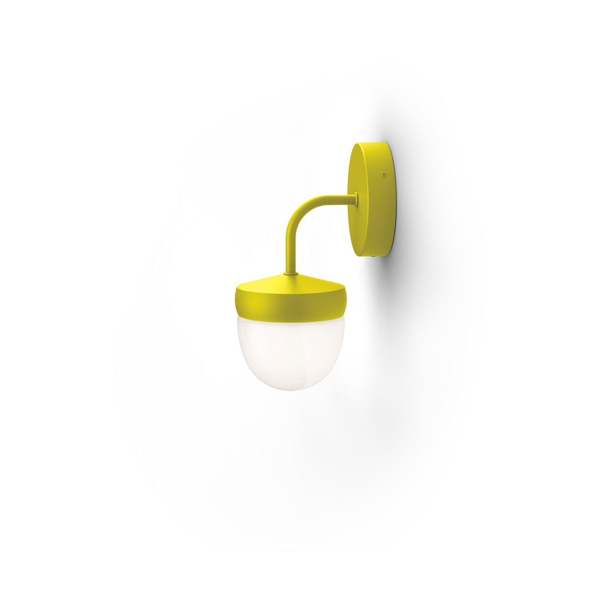 Noon Pan wall lamp frosted 10 cm Yellow