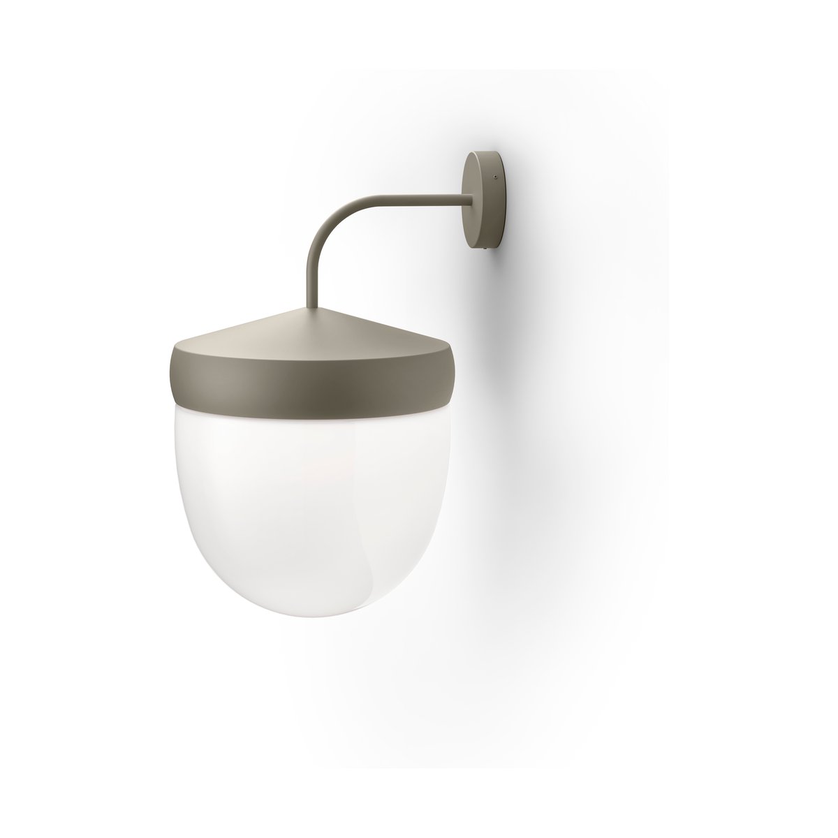 Noon Pan wall lamp frosted 30 cm Grey