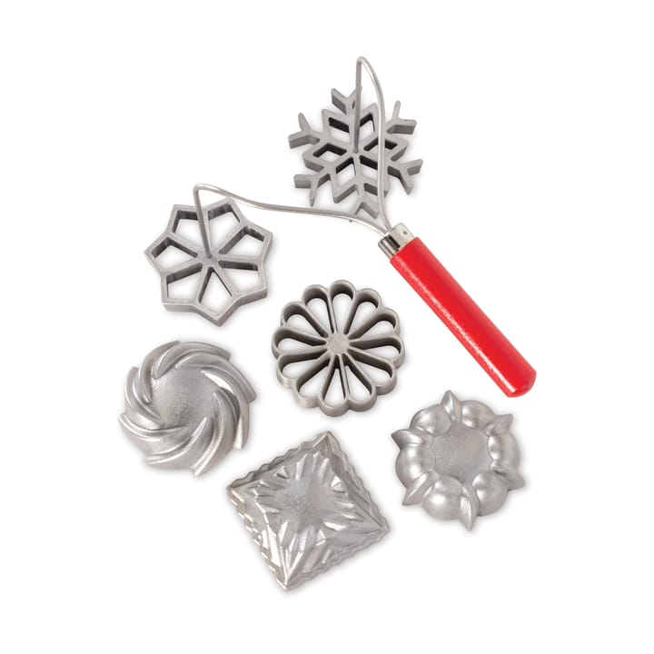 Nordic Ware rosette iron set, Red Nordic Ware