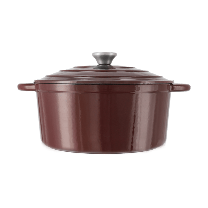 Nordwik cast iron pot round 5 l, Burgundy Nordwik