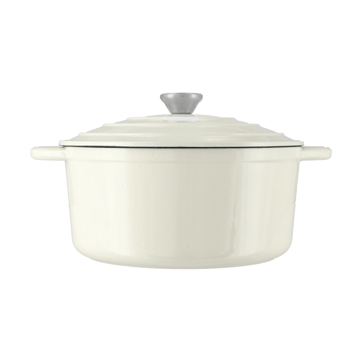 Nordwik cast iron pot round 5 l, Cream Nordwik