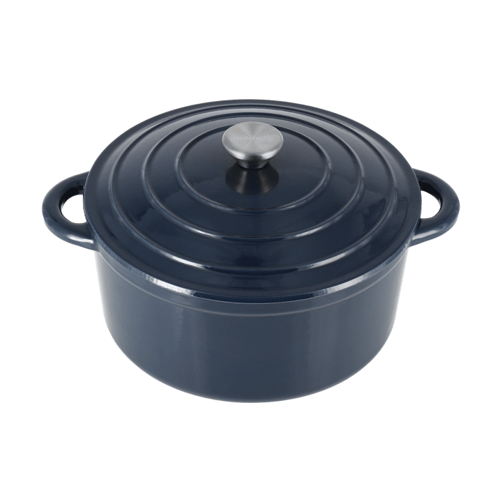 Nordwik cast iron pot round 5 l - Dark Blue - Nordwik