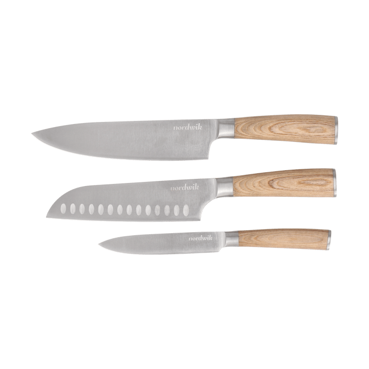 Nordwik knife set 3 piece - Pakka wood - Nordwik