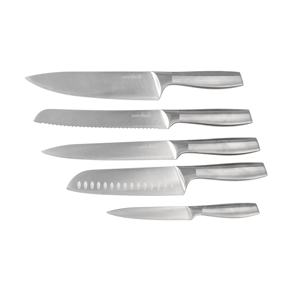 Nordwik Nordwik knife set 5-piece Stainless steel