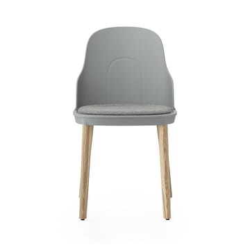 Allez chair with cushion and oak legs - Grey - Normann Copenhagen