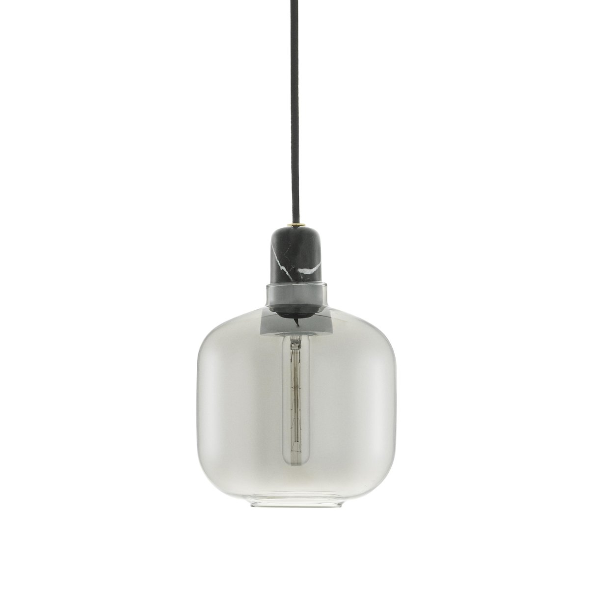 Normann Copenhagen Amp lamp small grey-black