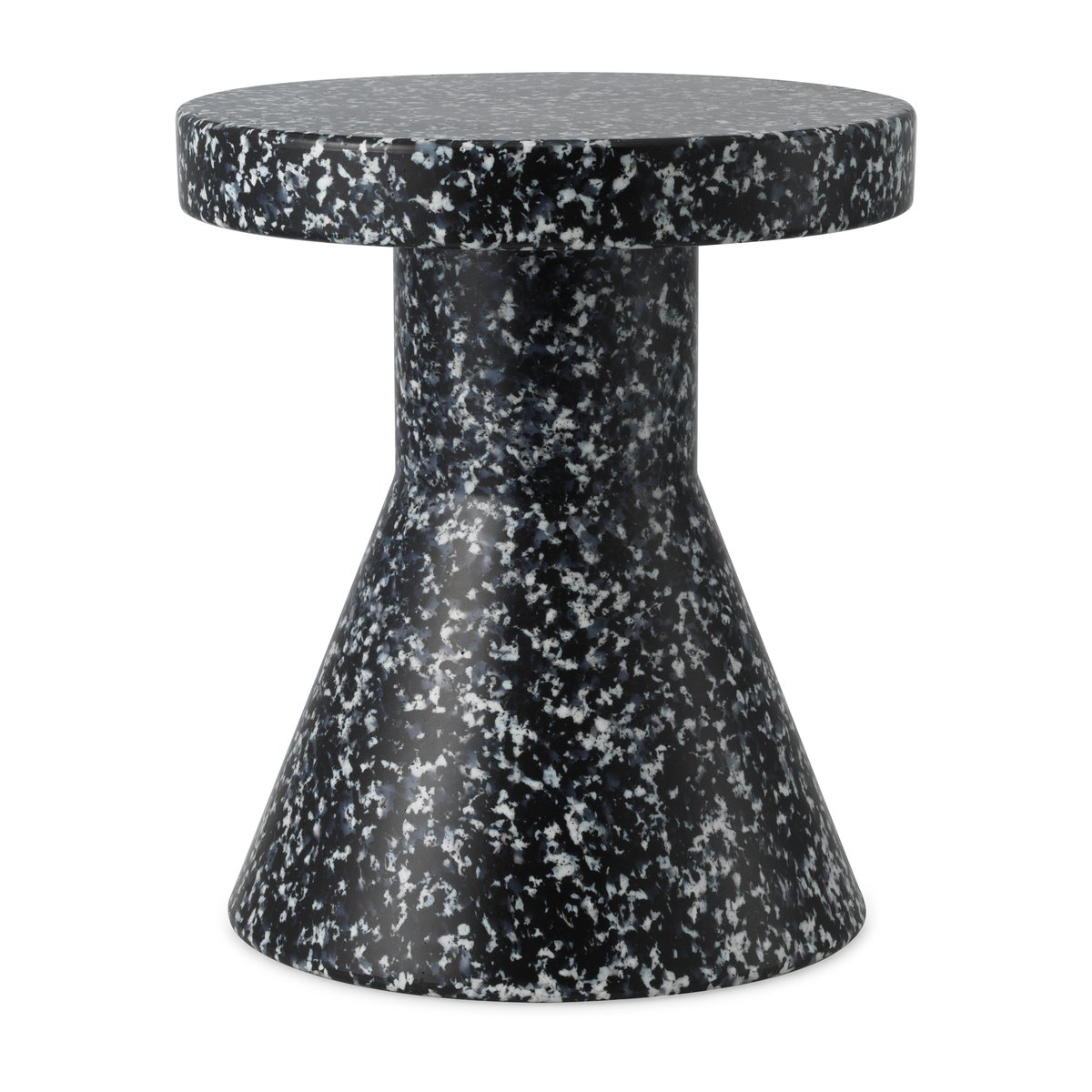 Normann Copenhagen Bit Cone stool Black-white