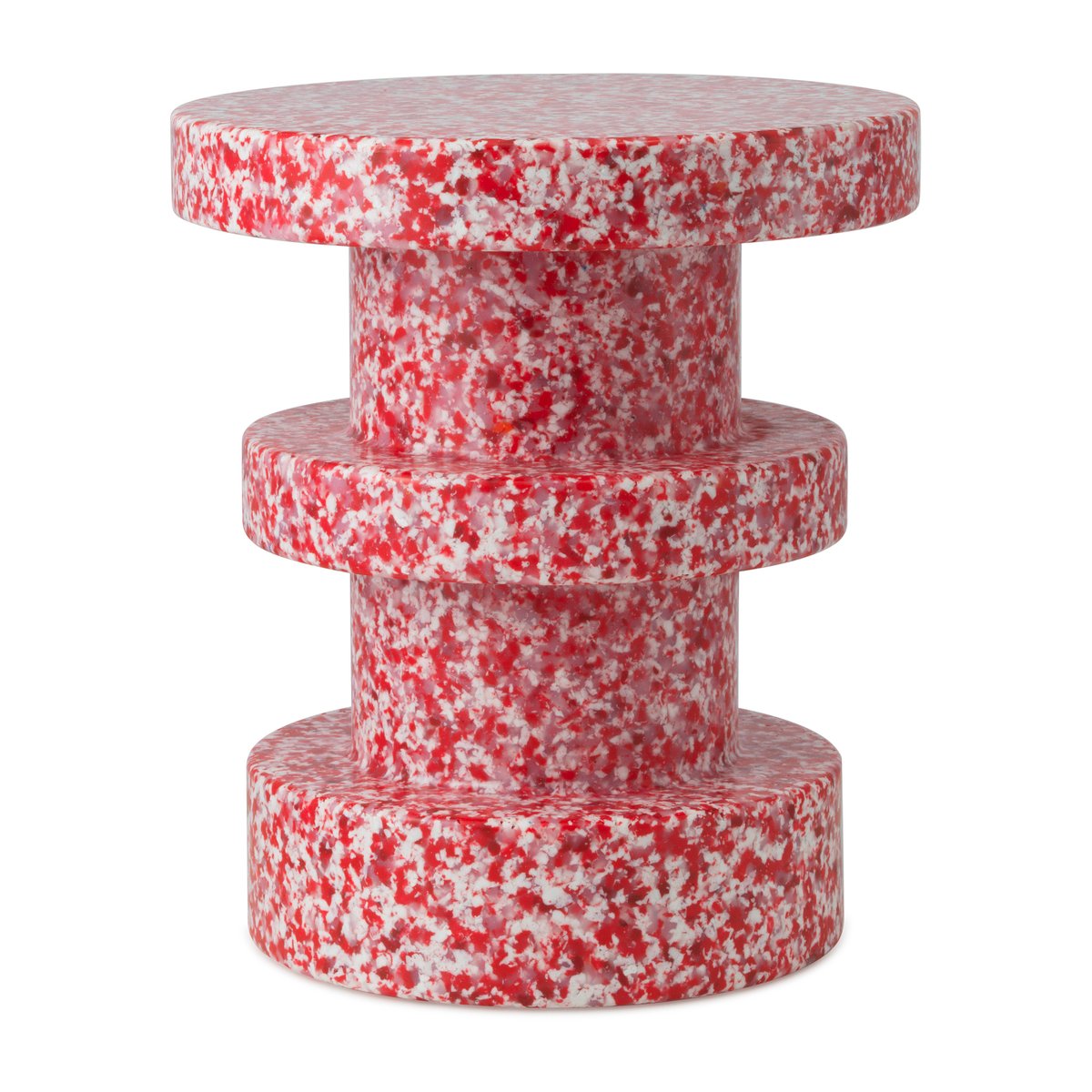 Normann Copenhagen Bit Stack stool Red