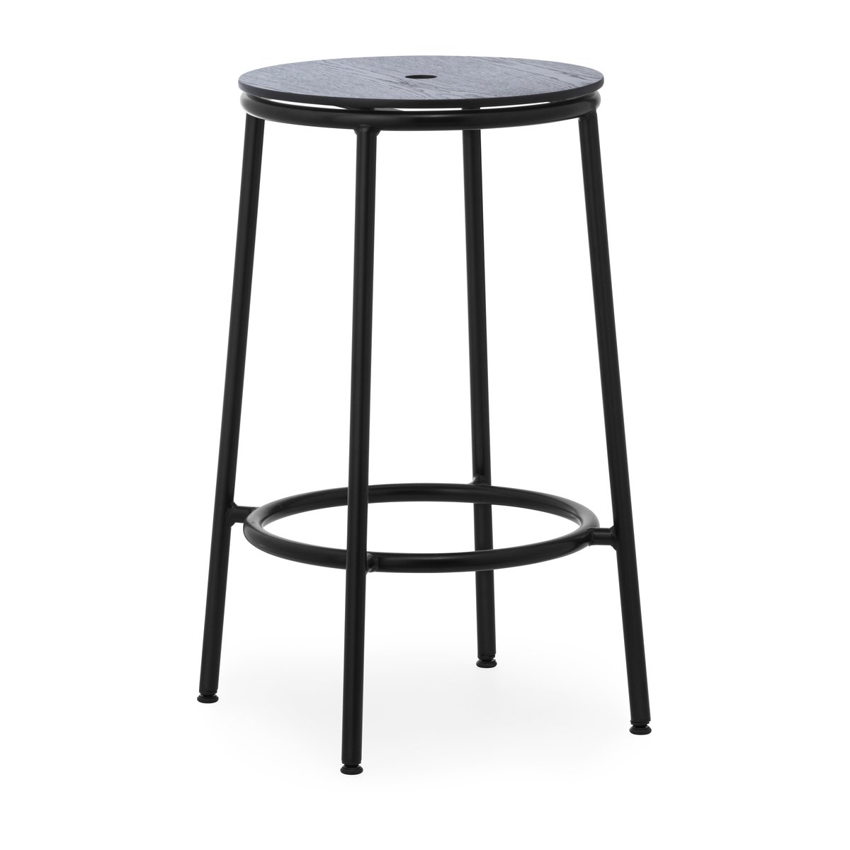 Normann Copenhagen Circa barstool 65 cm Black oak