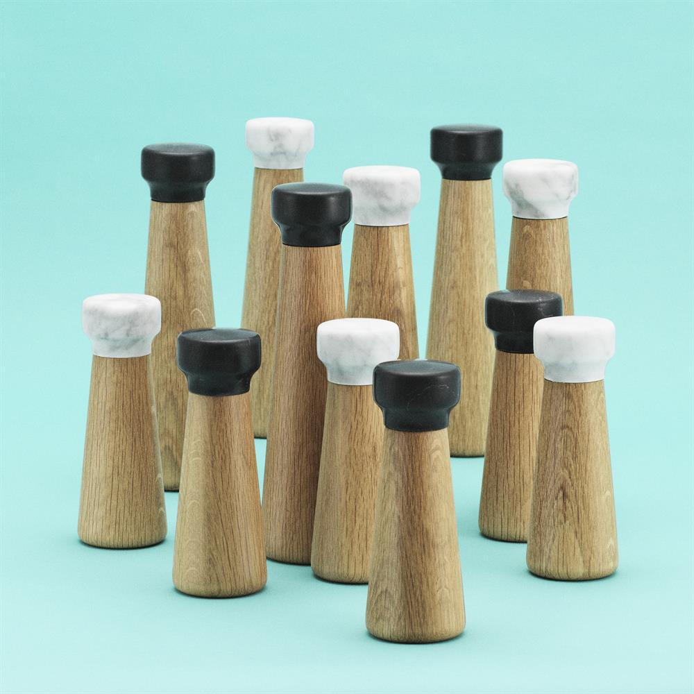 Craft Salt Mill Oak/White, Small - Normann Copenhagen @ RoyalDesign