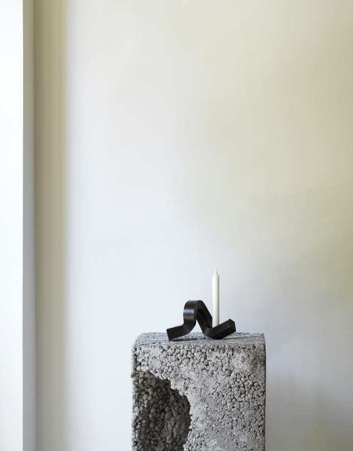 Crooked candle holder 1, Bronze Normann Copenhagen