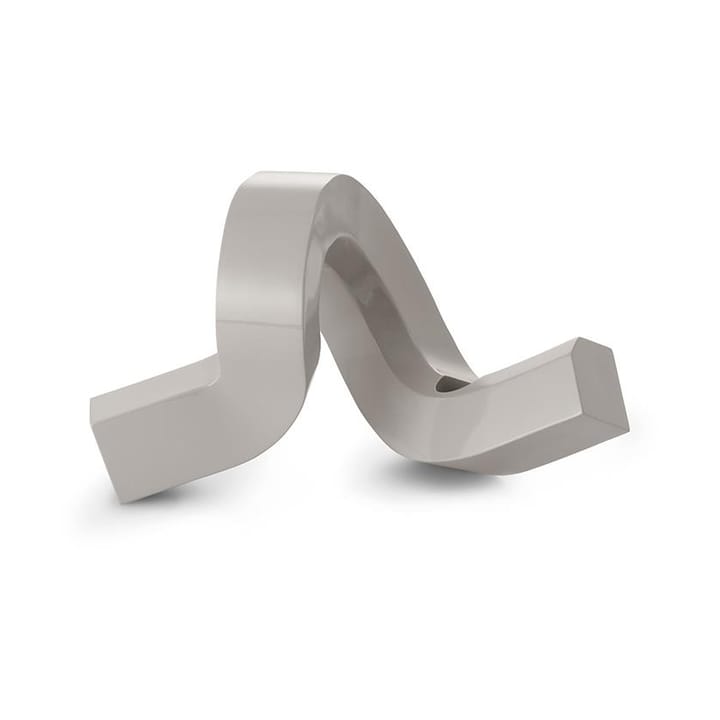 Crooked candle holder 1 - Warm grey - Normann Copenhagen