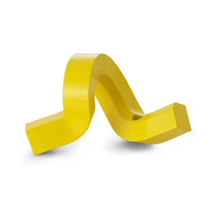 Crooked candle holder 1 - Yellow - Normann Copenhagen